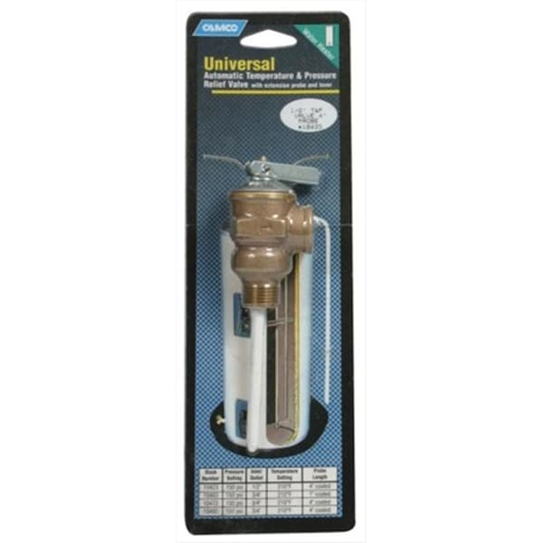 Camco In. Temperature And Pressure Valve With 4 In. Probe C1W-10421 - main